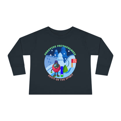 Galatians 5:22 Toddler LS Tee: Faithfulness – Fruit of the Spirit