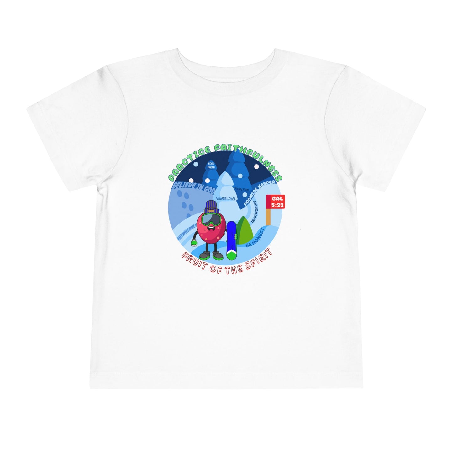 Galatians 5:22 Toddler Tee: Faithfulness – Fruit of the Spirit