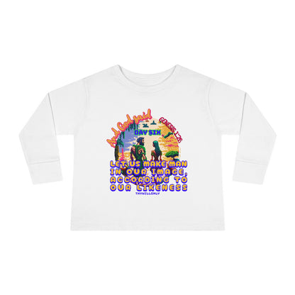 Creation Day 6 Toddler LS Tee: Made in His Image