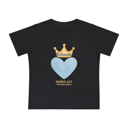 Isaías 43:1 - Camiseta de Bebê Redimida