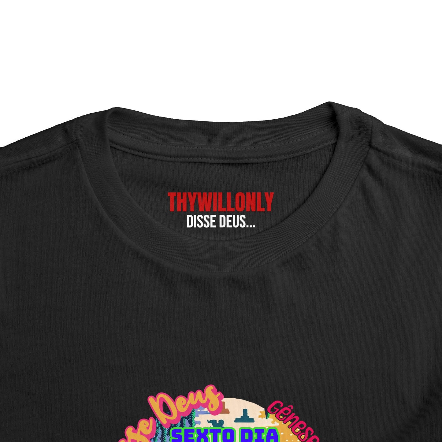 Camiseta Infantil – Dia 6 da Criação: Feitos à Sua Imagem