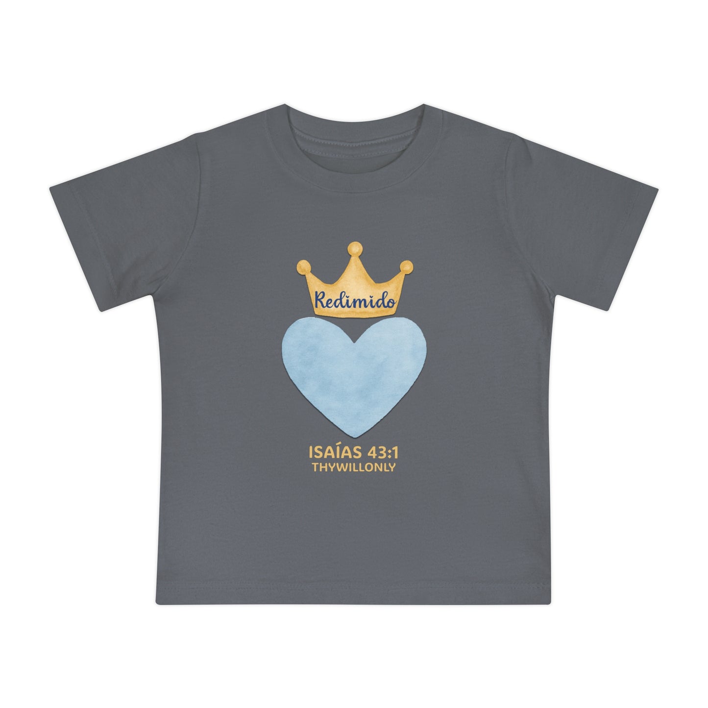 Isaías 43:1 - Camiseta de Bebê Redimido