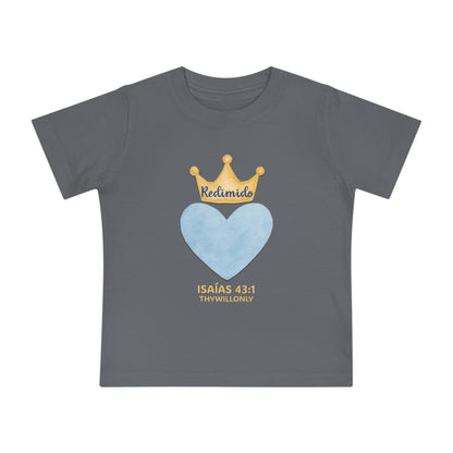Isaías 43:1 - Camiseta de Bebê Redimido