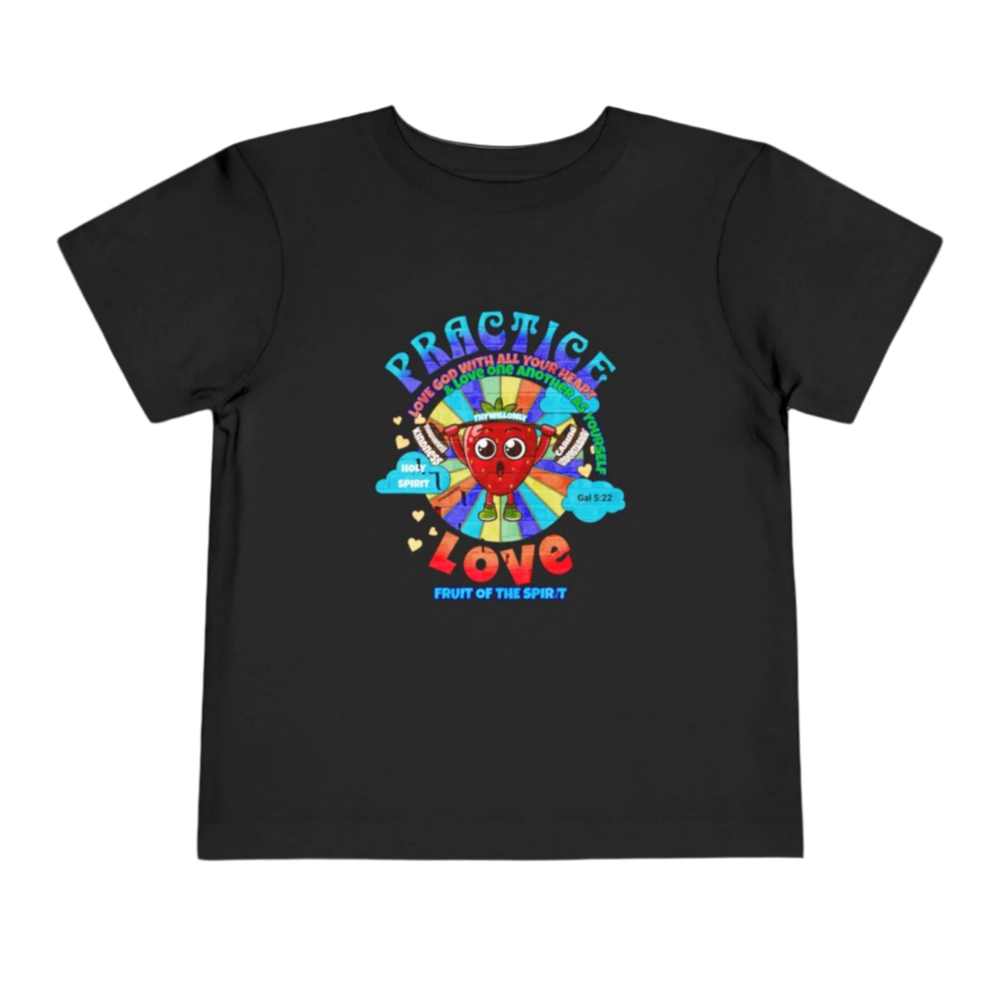 Galatians 5:22 Toddler Tee: Love – Fruit of the Spirit