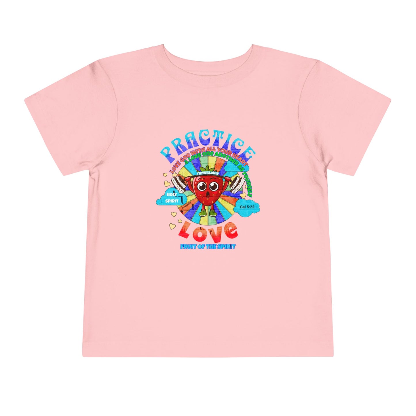 Galatians 5:22 Toddler Tee: Love – Fruit of the Spirit