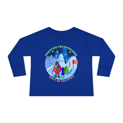 Galatians 5:22 Toddler LS Tee: Faithfulness – Fruit of the Spirit
