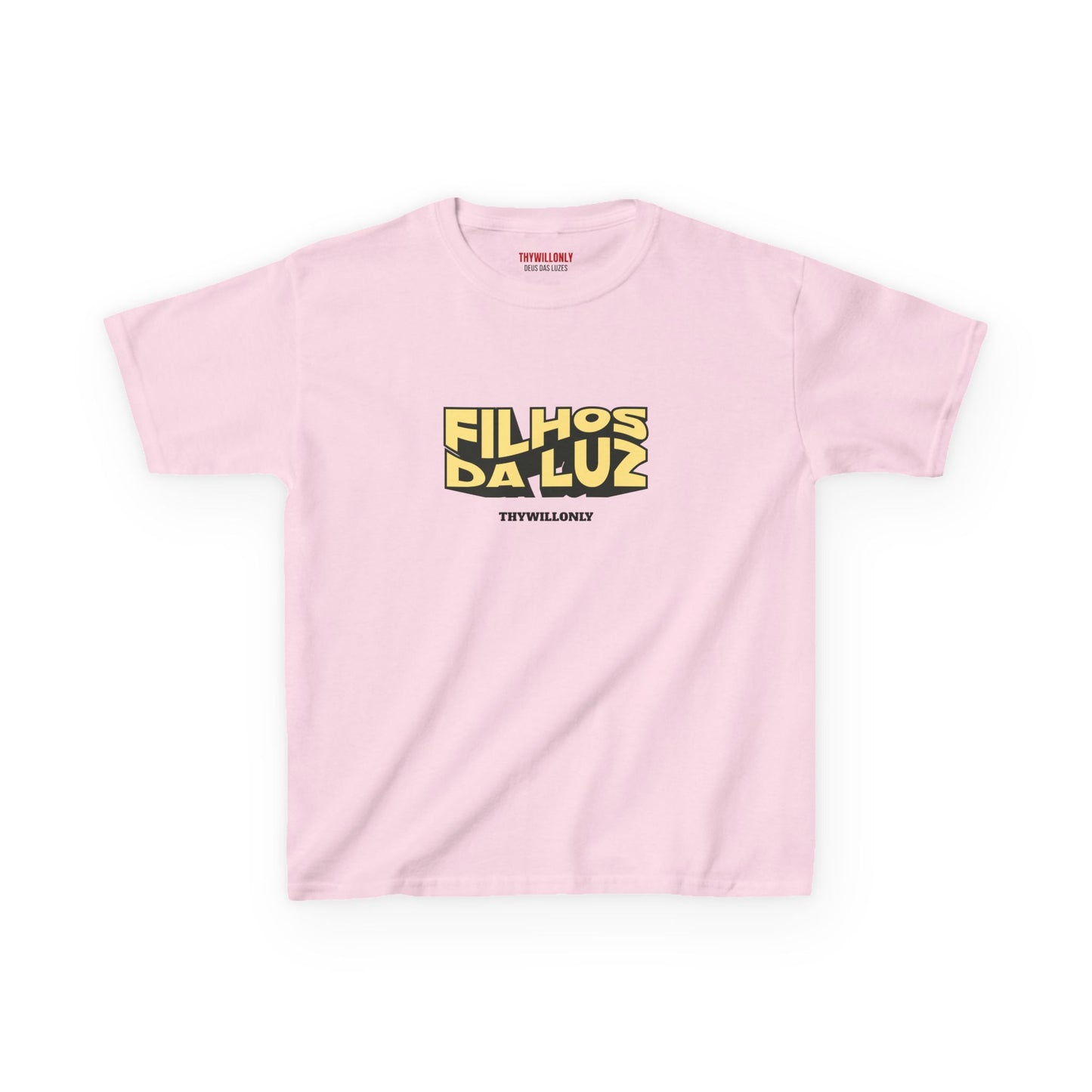 Camiseta Infantil Salmo 27:1 – O Senhor é a Minha Luz