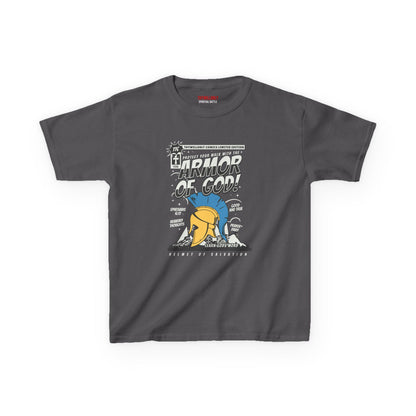 Ephesians 6:17 Youth T-Shirt: Helmet of Salvation – Armor of God