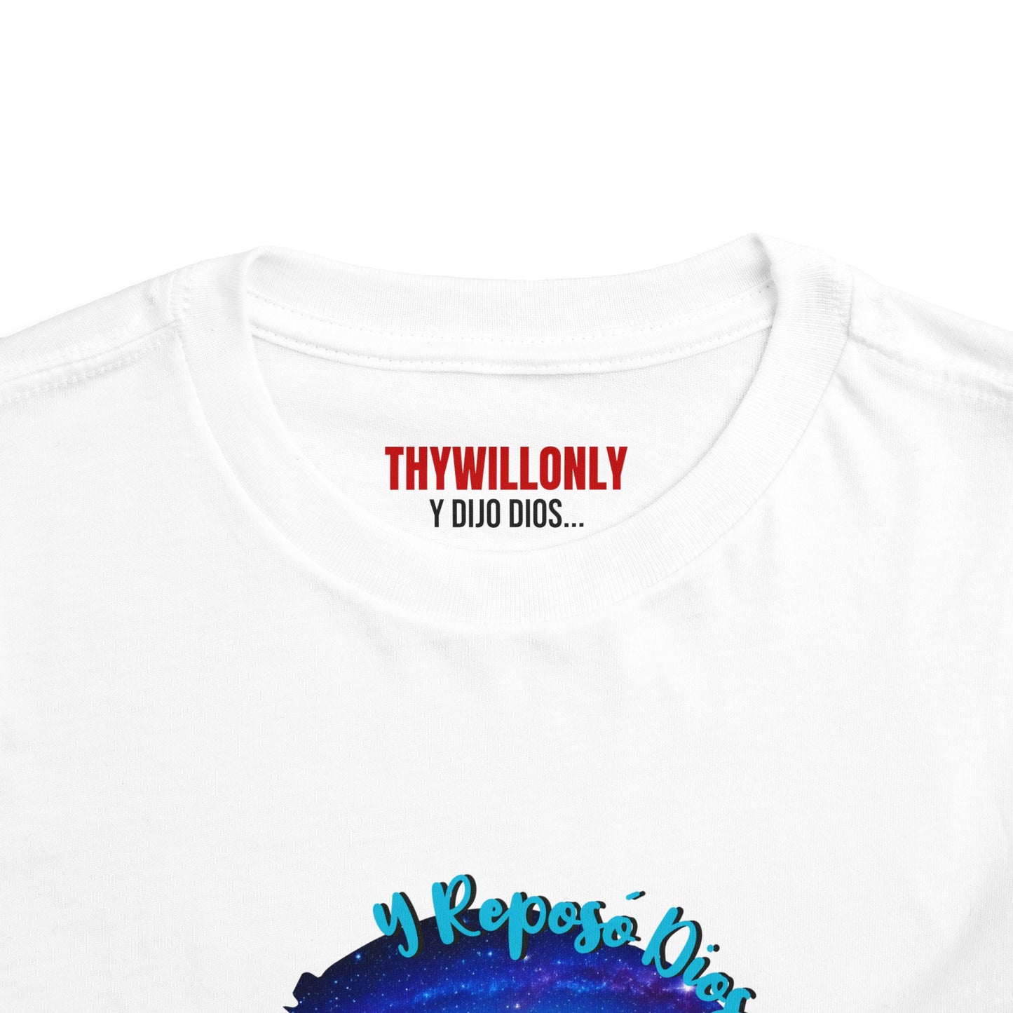 Día 7 de la Creación - Camiseta Infantil: Dios Descansó