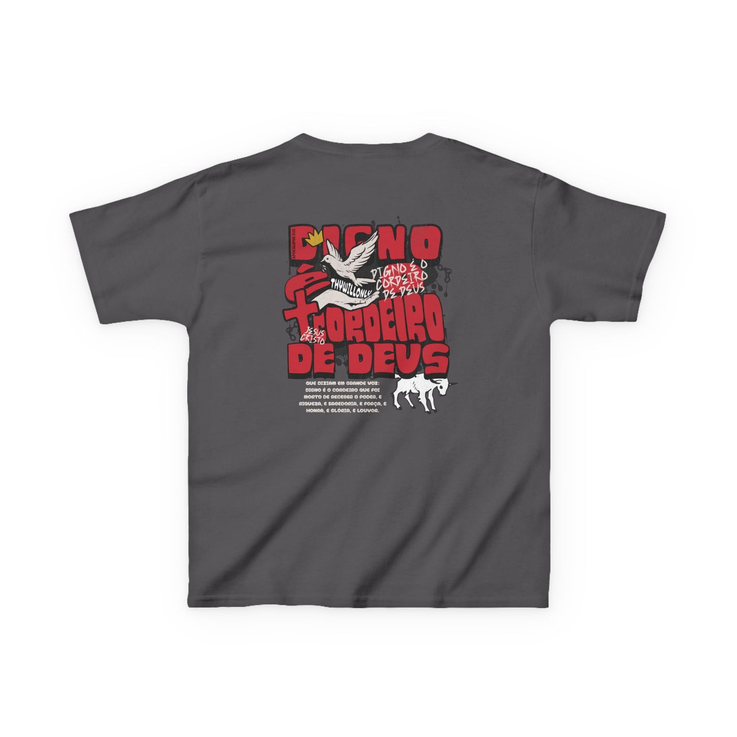 Apocalipse 5:12 Camiseta Jovenes – Digno é o Cordeiro