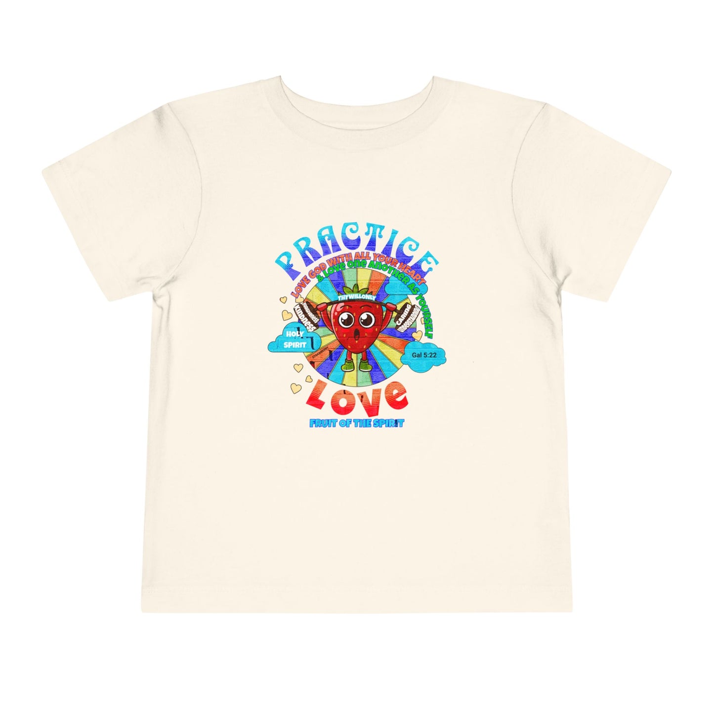 Galatians 5:22 Toddler Tee: Love – Fruit of the Spirit