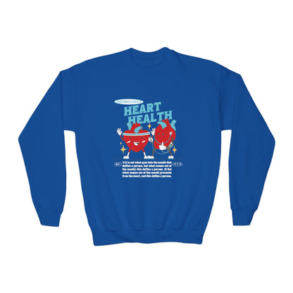 Matthew 15:11,18 Kids Crewneck: Words Reflect the Heart