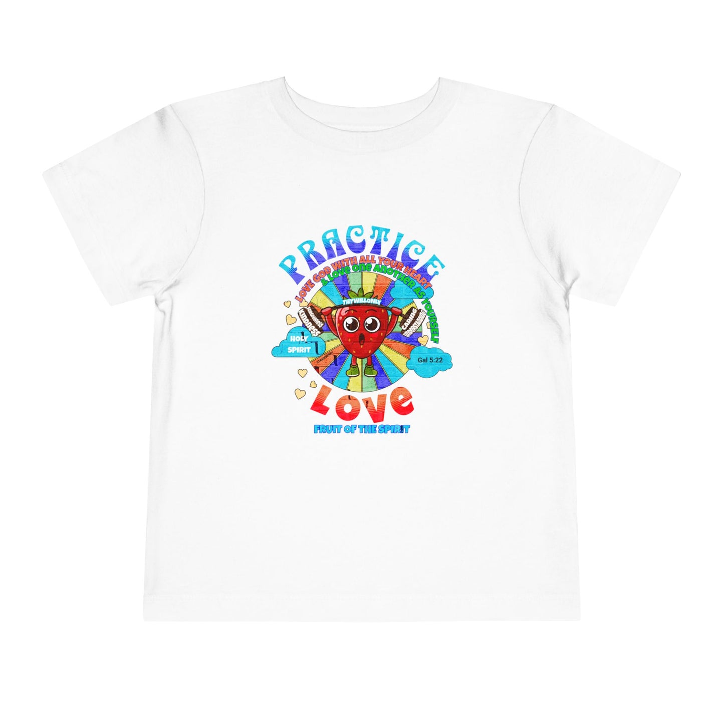 Galatians 5:22 Toddler Tee: Love – Fruit of the Spirit