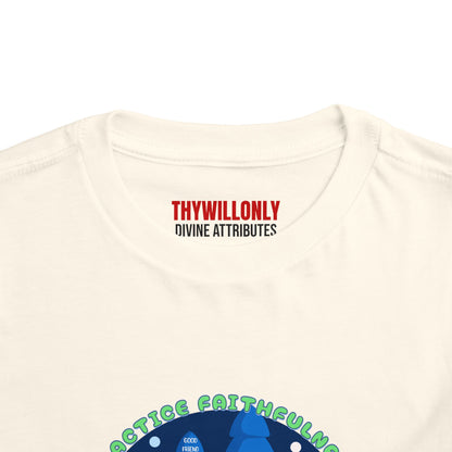 Galatians 5:22 Toddler Tee: Faithfulness – Fruit of the Spirit