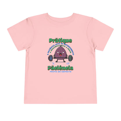 Camiseta Infantil Gálatas 5:22 – Paciência: Fruto do Espírito
