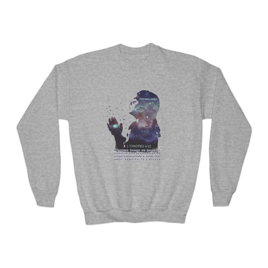1 Timoteo 4:12 - Sudadera para Jóvenes: Sé un Ejemplo