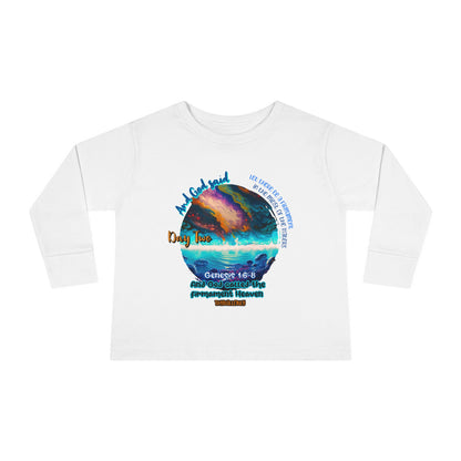 Creation Day 2 Toddler LS Tee: Sky Above, Waters Below