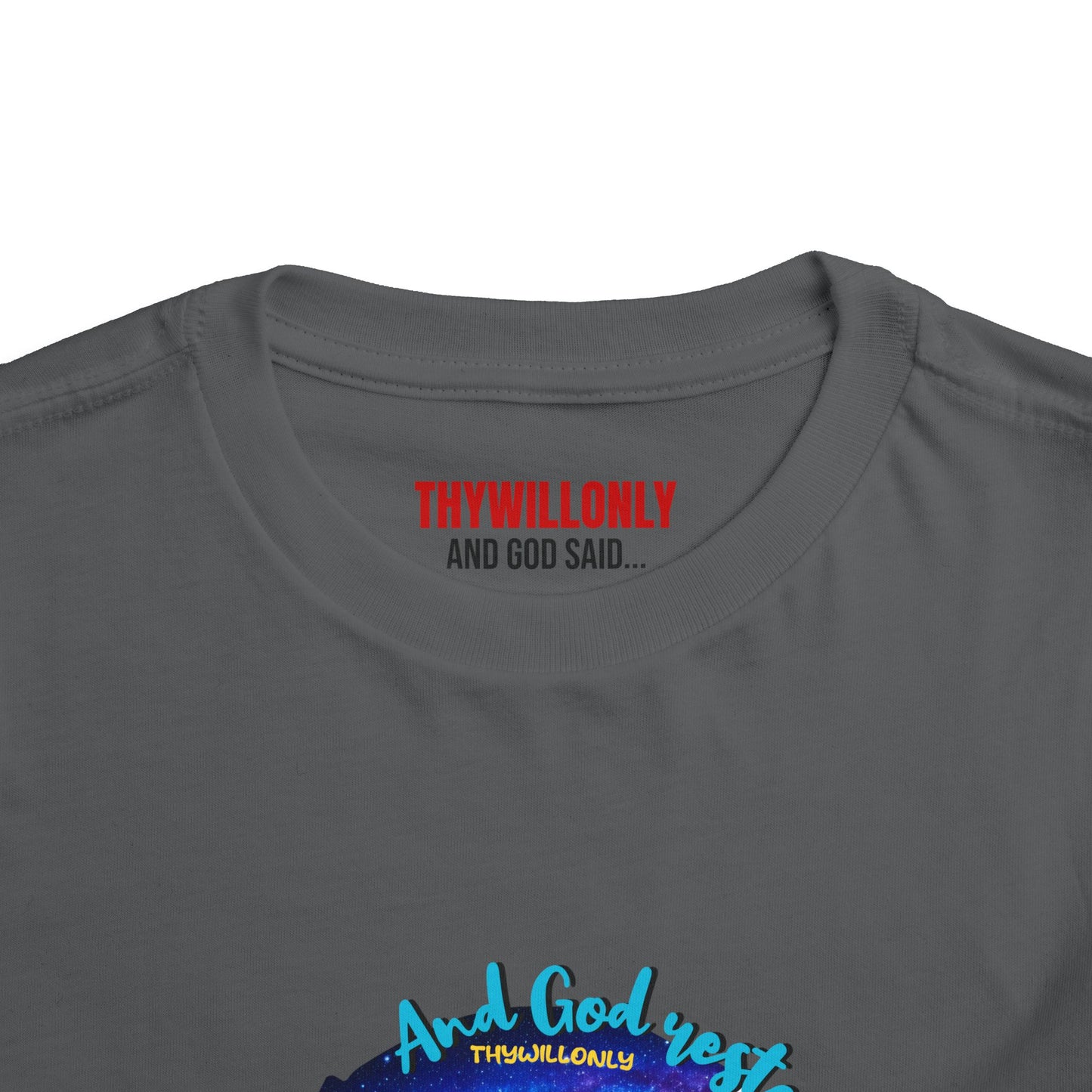 Creation Day 7 Toddler Tee – God Rested