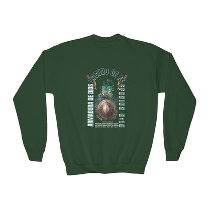 Efesios 6:16 - Sudadera Juvenil: Escudo de la Fe – Armadura de Dios