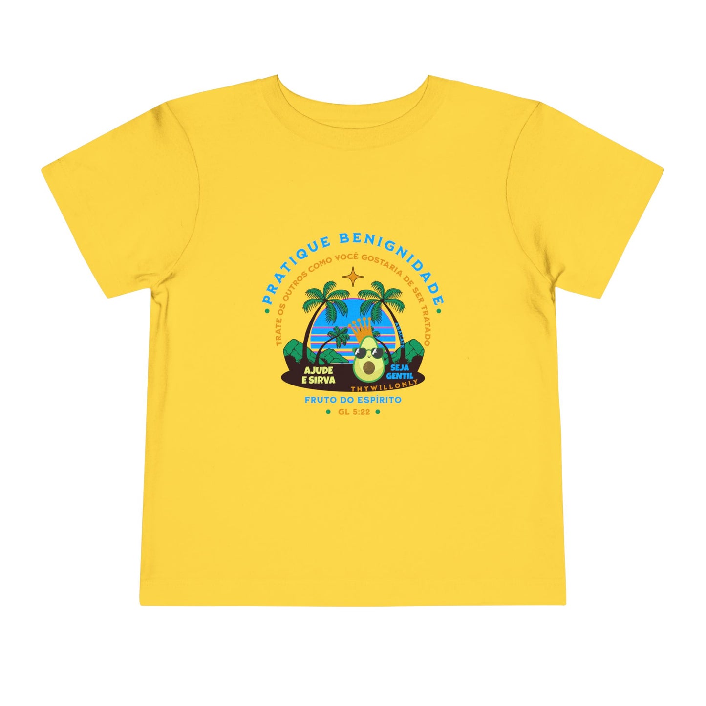 Gálatas 5:22 Camiseta Infantil: Benignidade – Fruto do Espírito