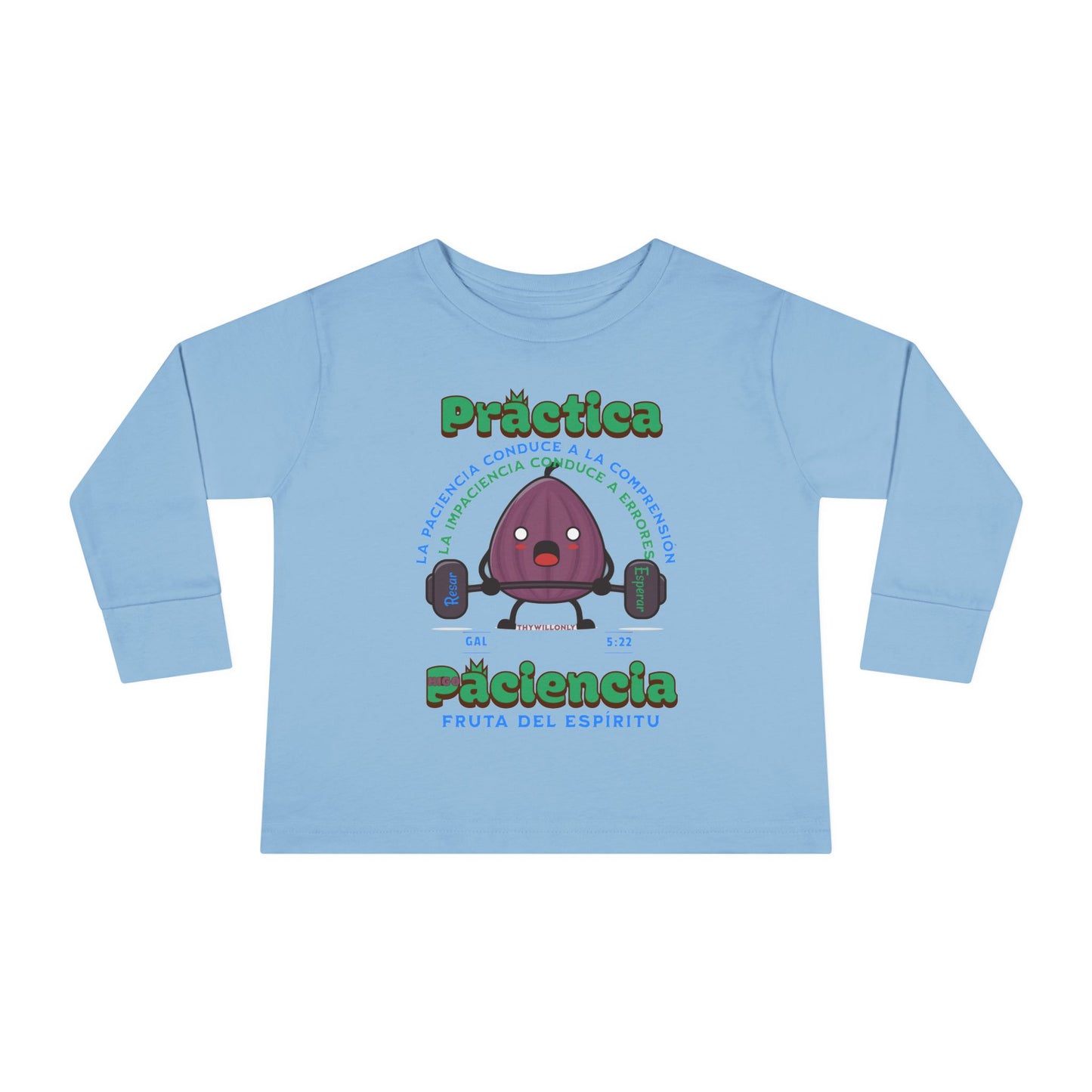 Gálatas 5:22 - Camiseta para Niños: Paciencia – Fruto del Espíritu