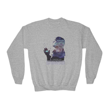 1 Timothy 4:12 Kids Crewneck – Be an Example