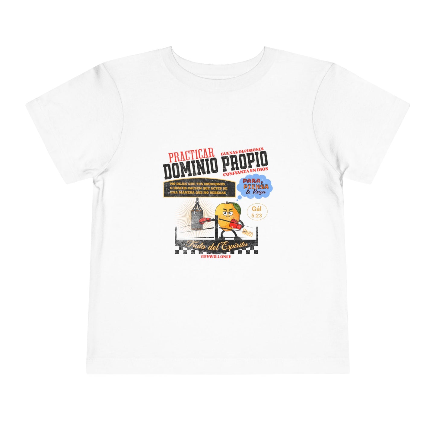 Gálatas 5:23 - Camiseta para Niños: Dominio Propio – Fruto del Espíritu