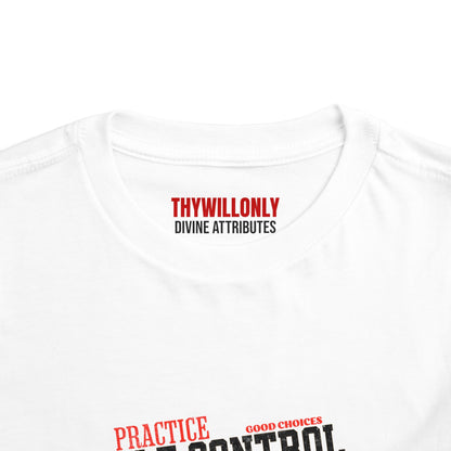 Galatians 5:23 Toddler Tee: Self-Control – Fruit of the Spirit