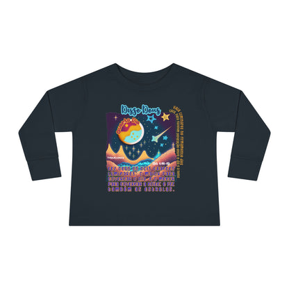 Camiseta Infantil de Manga Longa – Dia 4 da Criação: Luzes nos Céus