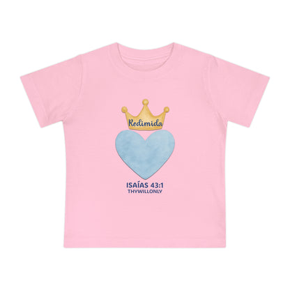 Isaías 43:1 - Camiseta para Bebé Redimida