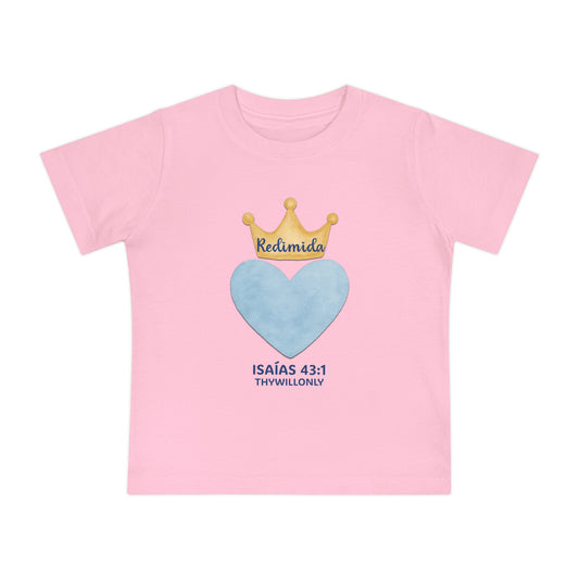 Isaías 43:1 - Camiseta para Bebé Redimida