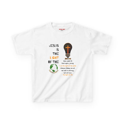 John 8:12 Kids T-Shirt: The Light of the World