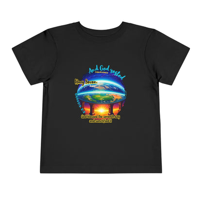 Creation Day 7 Toddler Tee – God Rested
