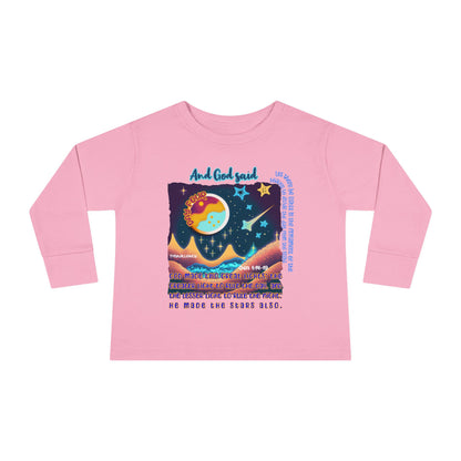 Creation Day 4 Toddler LS Tee: Lights in the Heavens