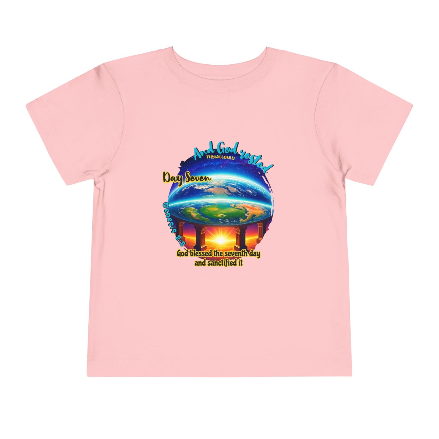 Creation Day 7 Toddler Tee – God Rested