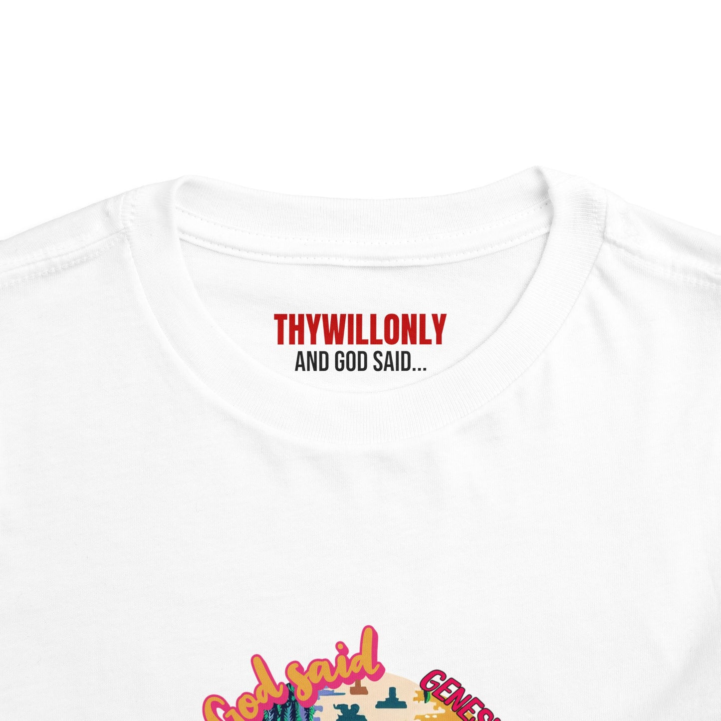 Creation Day 6 Toddler Tee: Made in His Image
