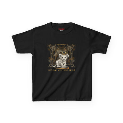 Gênesis 49:9–10 - Camiseta Juvenil: Leãozinho de Judá
