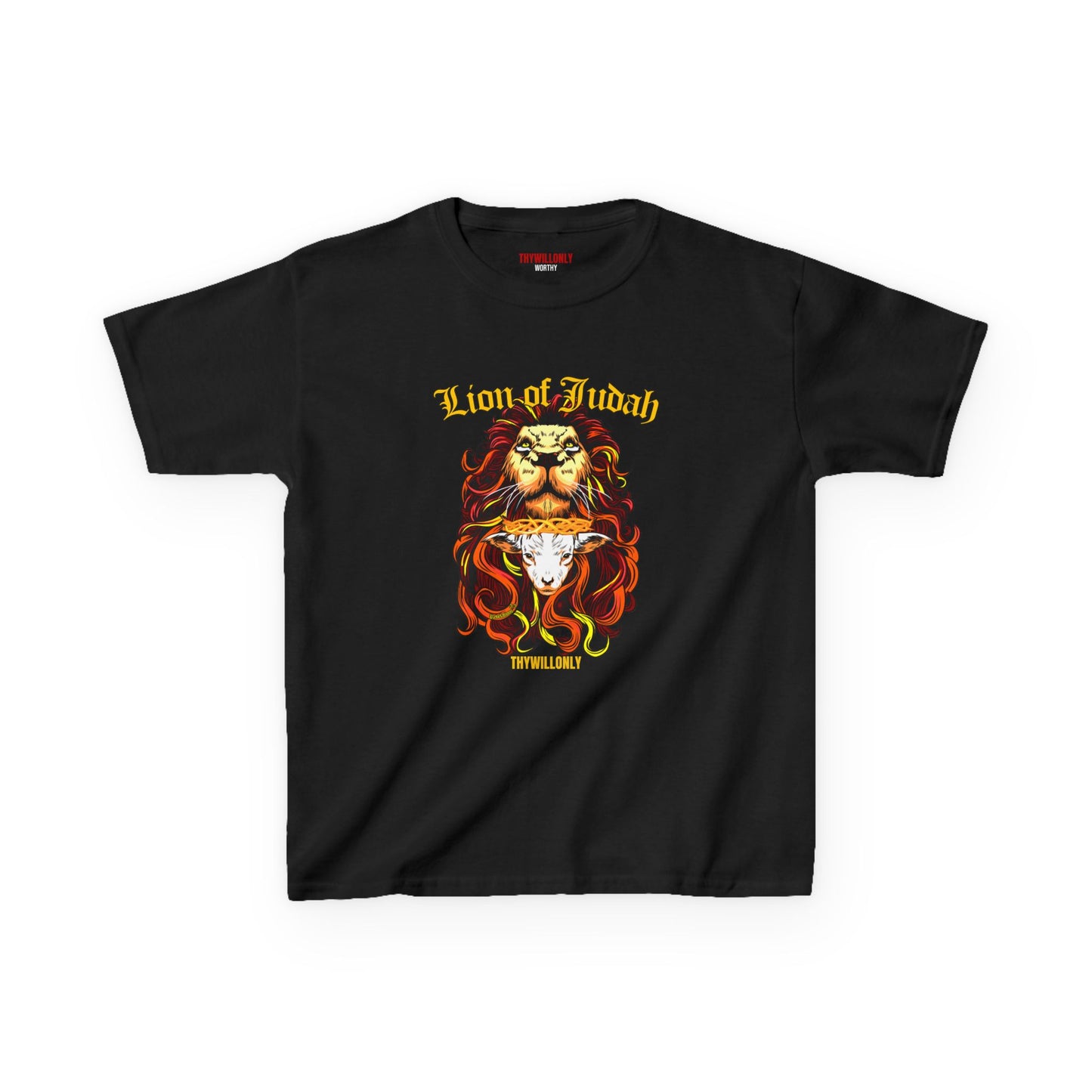 Revelation 5:5 Kids T-Shirt – The Lion of Judah