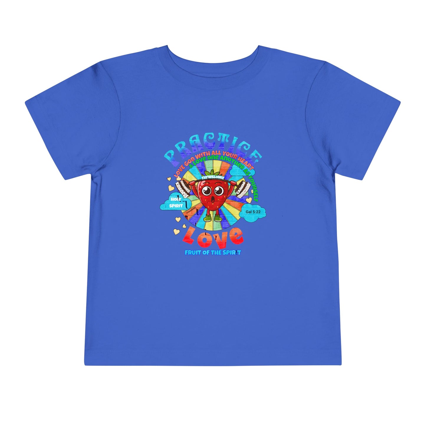 Galatians 5:22 Toddler Tee: Love – Fruit of the Spirit