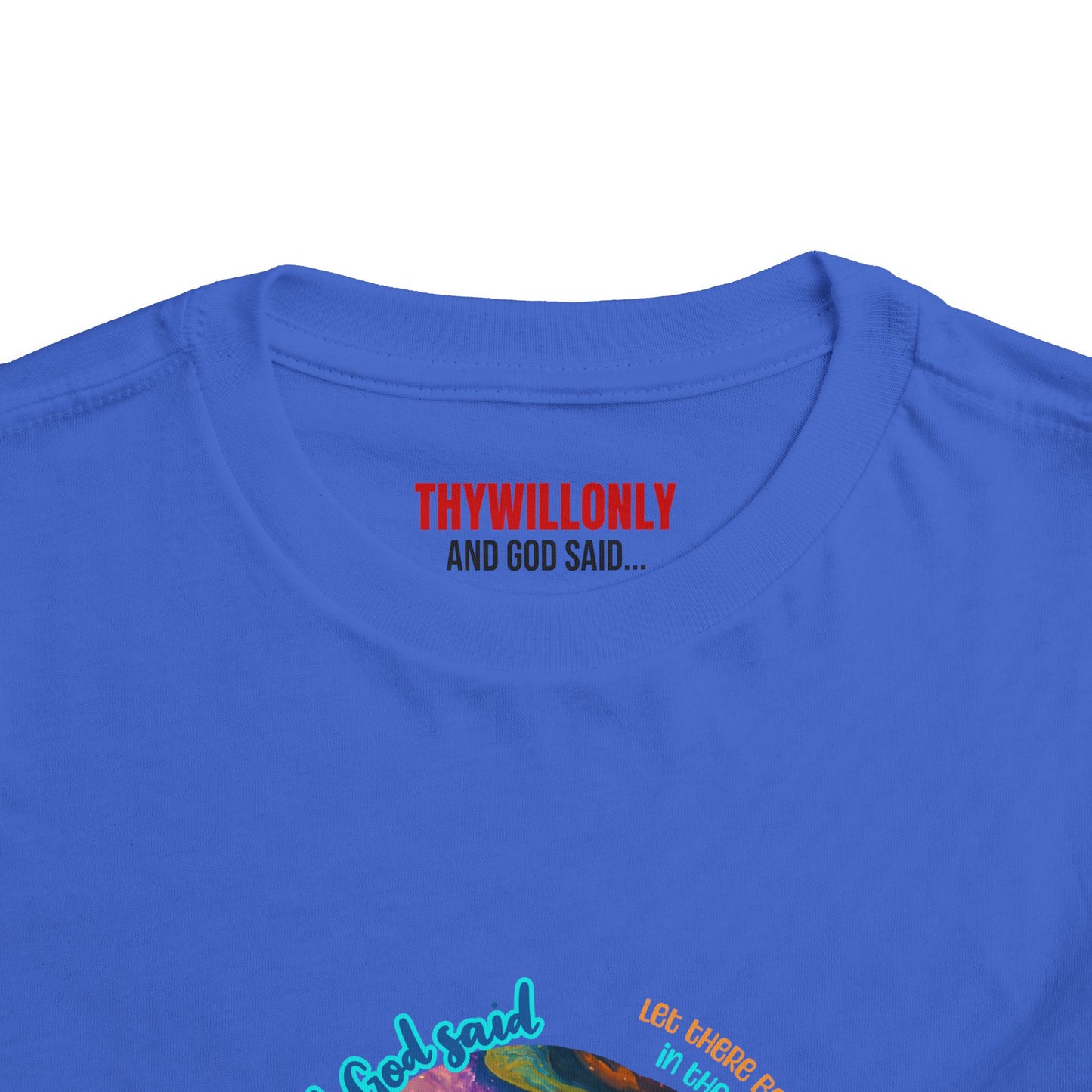 Creation Day 2 Toddler Tee: Sky Above, Waters Below
