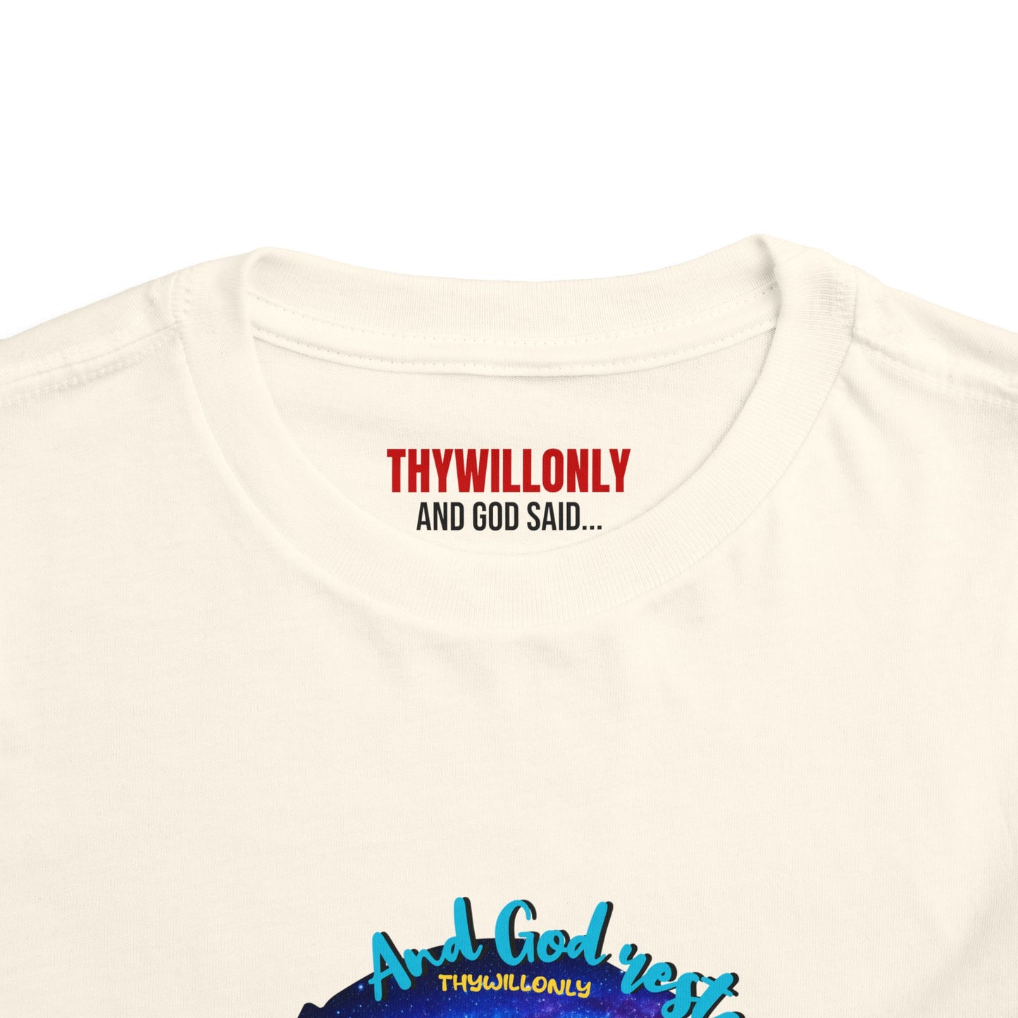 Creation Day 7 Toddler Tee – God Rested