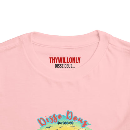 Camiseta Infantil – Dia 5 da Criação: Voar e Brincar na Água