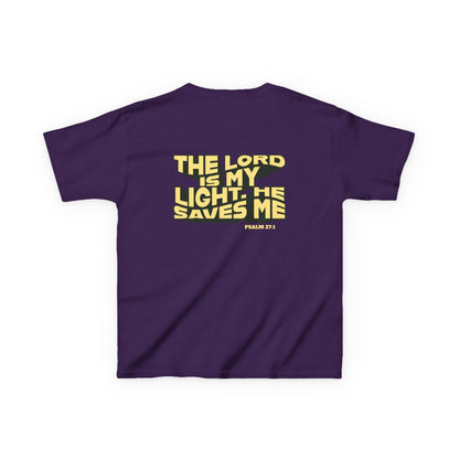 Psalm 27:1 Kids T-Shirt – The Lord Is My Light