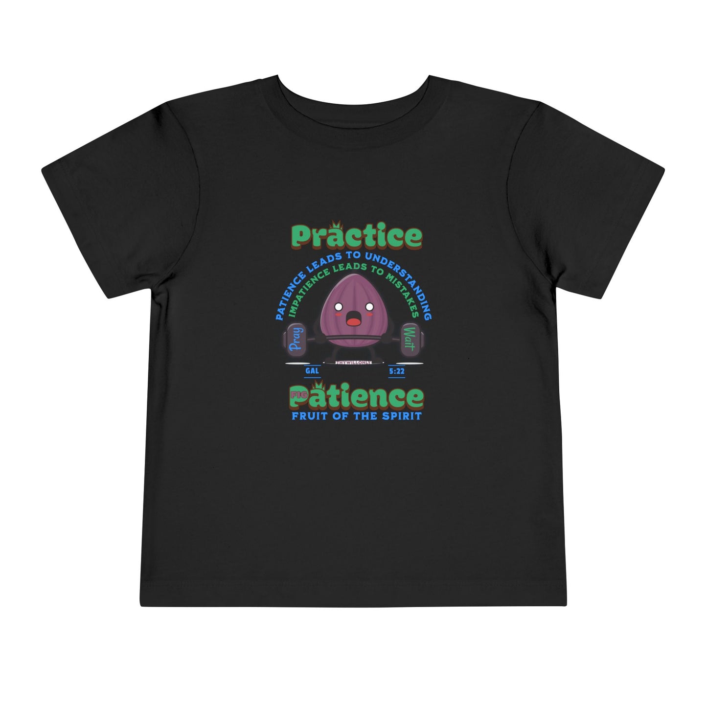 Galatians 5:22 Toddler Tee: Patience – Fruit of the Spirit