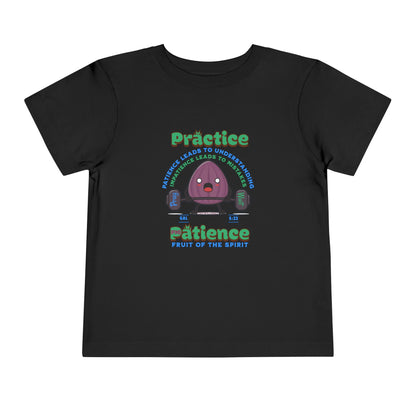 Galatians 5:22 Toddler Tee: Patience – Fruit of the Spirit