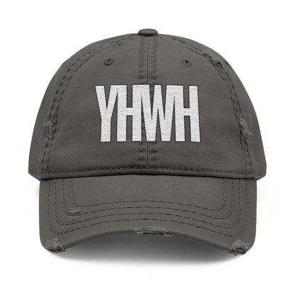 YHWH Distressed Cap - White Letter Edition