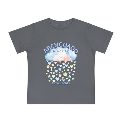 Salmo 115:13 - Camiseta de Bebê Abençoado