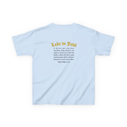 Apocalipse 5:5 - Camiseta Jovens : O Orgulho do Leão de Judá