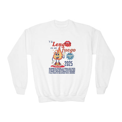 Santiago 3:6 - Sudadera Jovenes: La Lengua es un Fuego