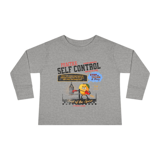 Galatians 5:23 Toddler LS Tee: Self-Control – Fruit of the Spirit